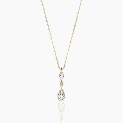 simple diamond necklace