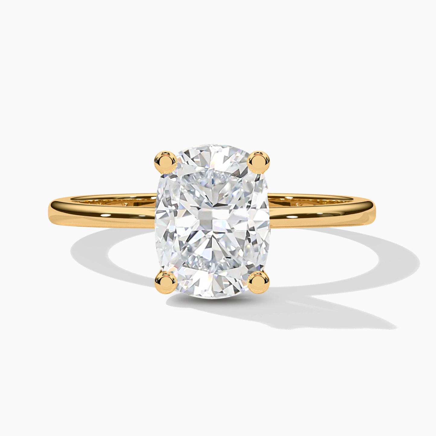 Solitaire Diamond Silver Rings for Girls