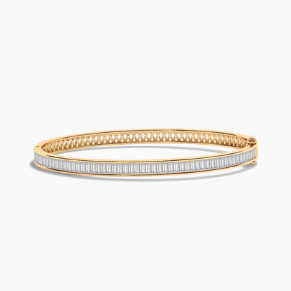 Gold bracelet with diamonds 