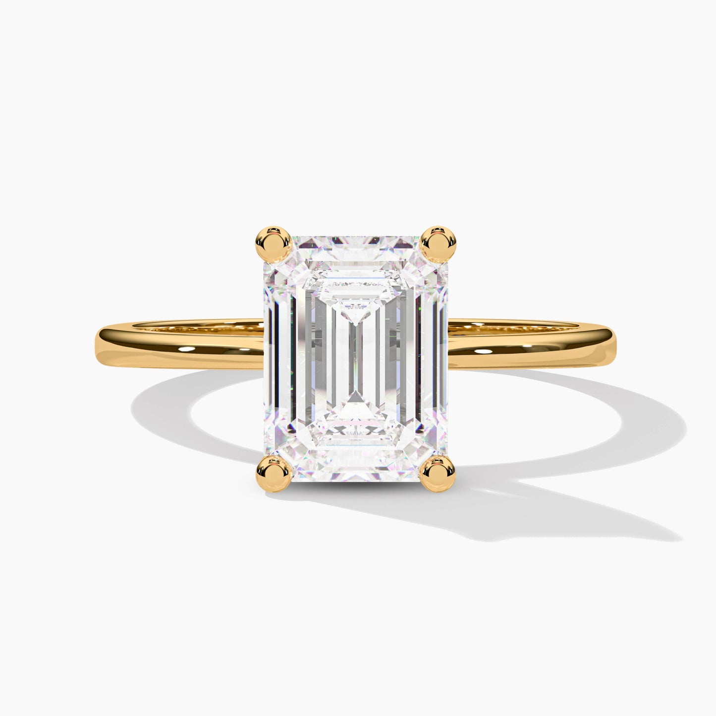 Solitaire Diamond Silver Rings for Girls