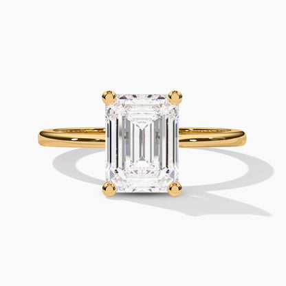 Solitaire Diamond Silver Rings for Girls