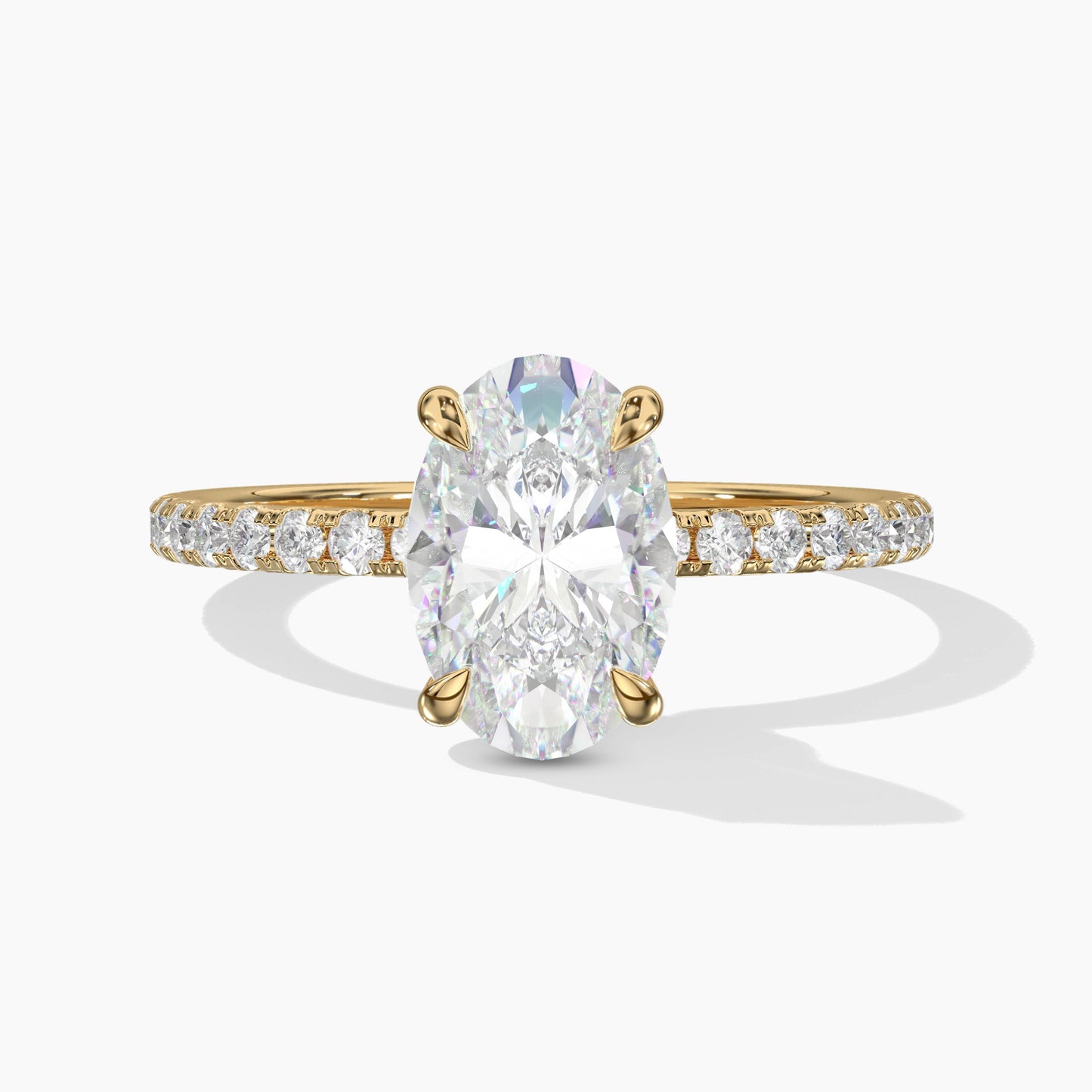 oval shaped diamond ring