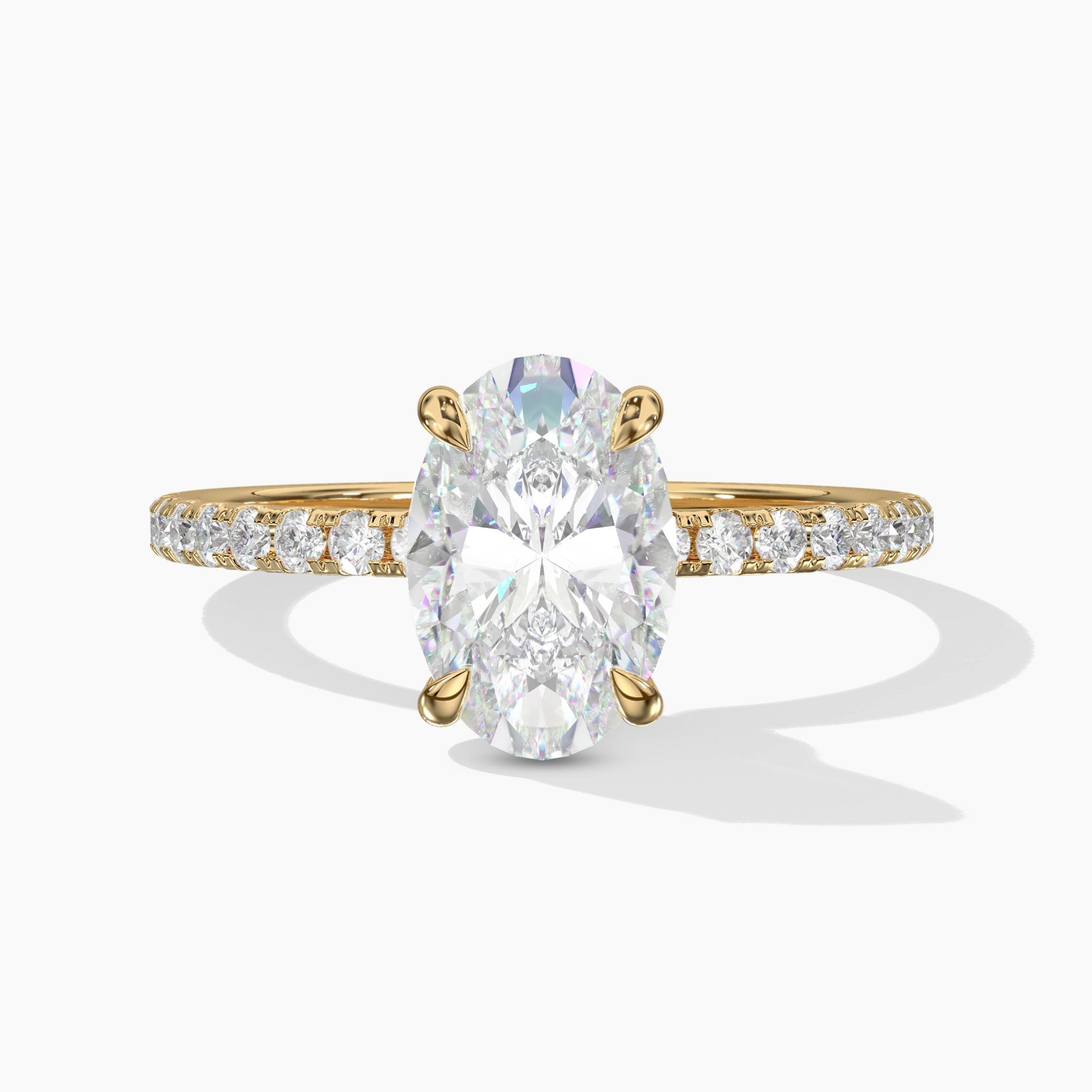 oval shaped diamond ring