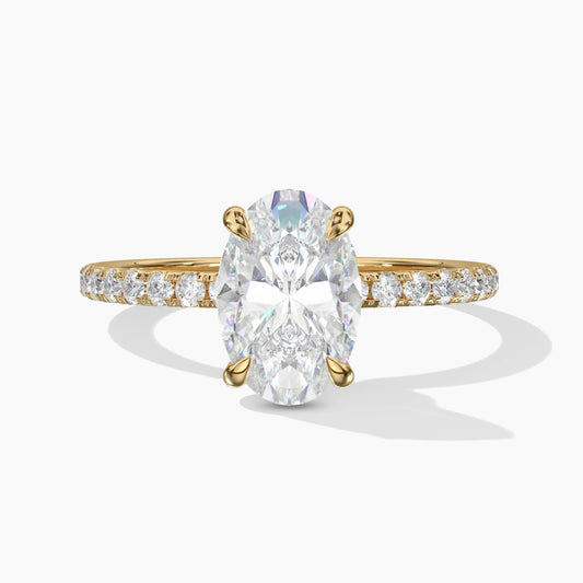 oval shaped diamond ring