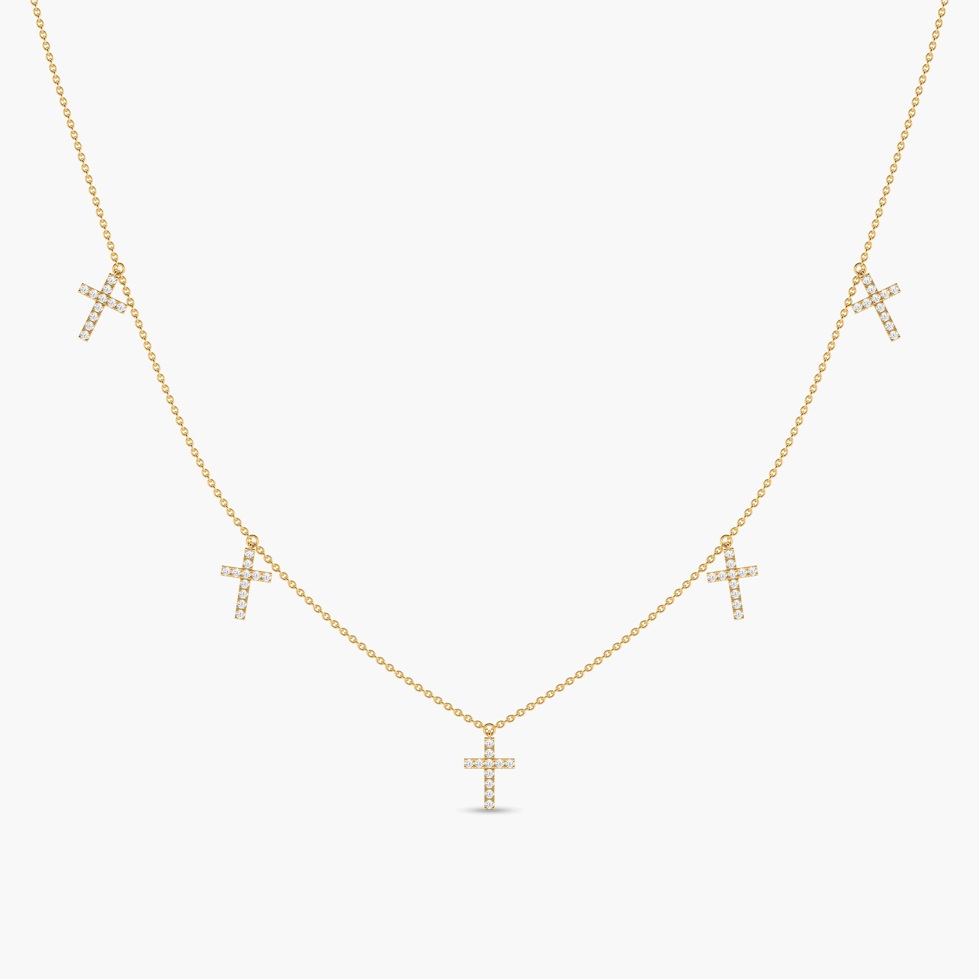 sterling silver cross necklace