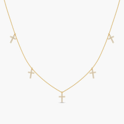 sterling silver cross necklace