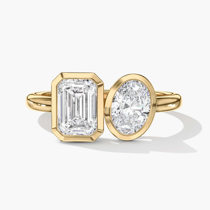 You and Me American Diamond Ring