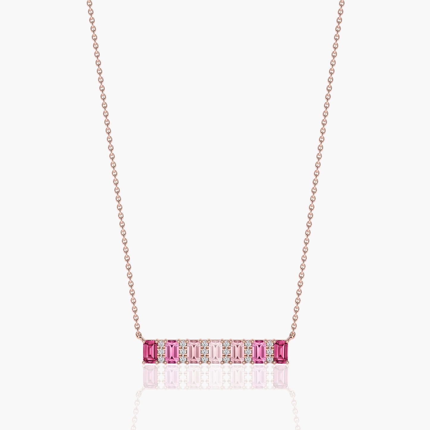 light pink colour necklace set​