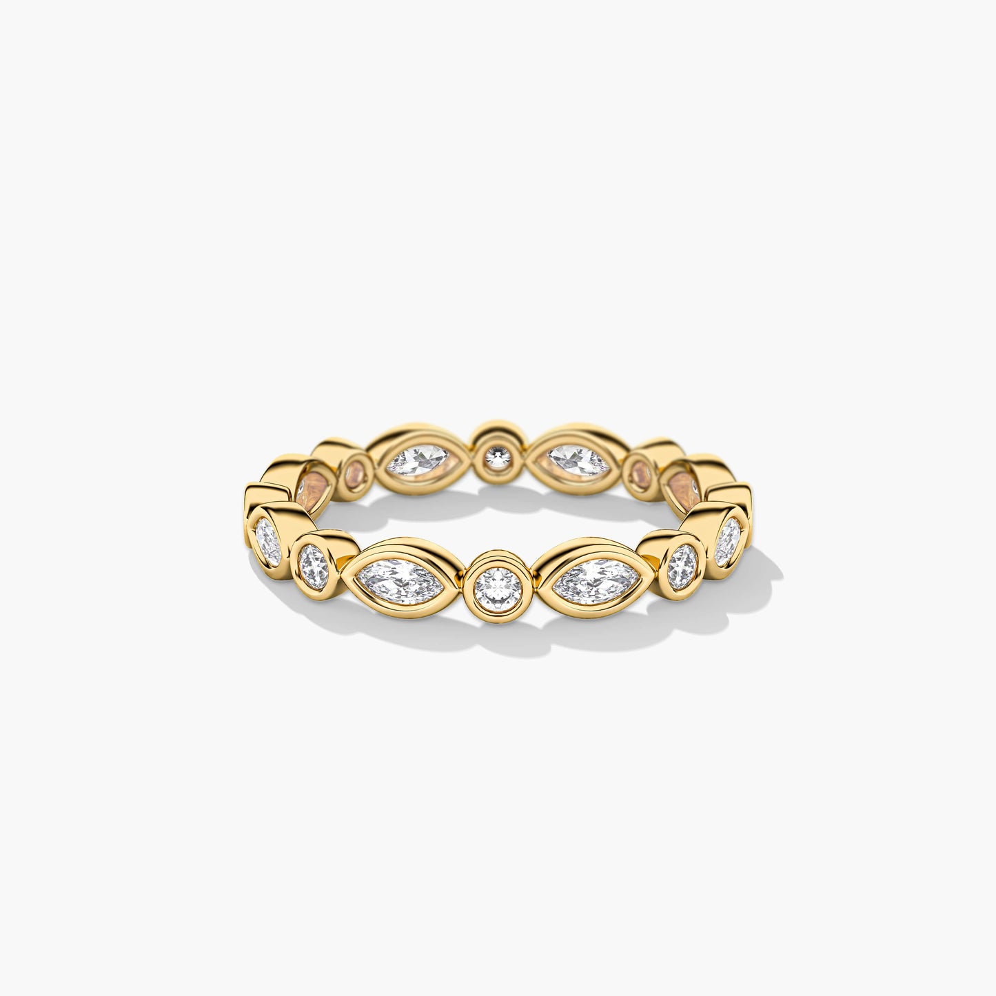 Silver Wedding Bands yellow gold plated 