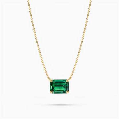 green diamond necklace