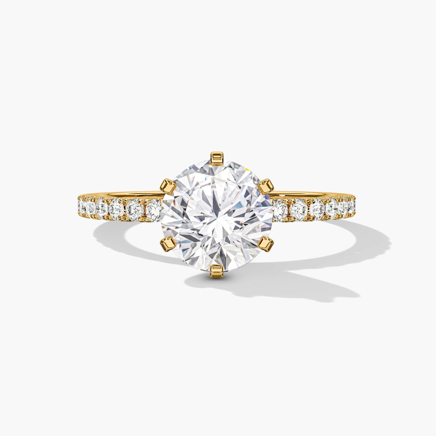 Halo diamond ring
