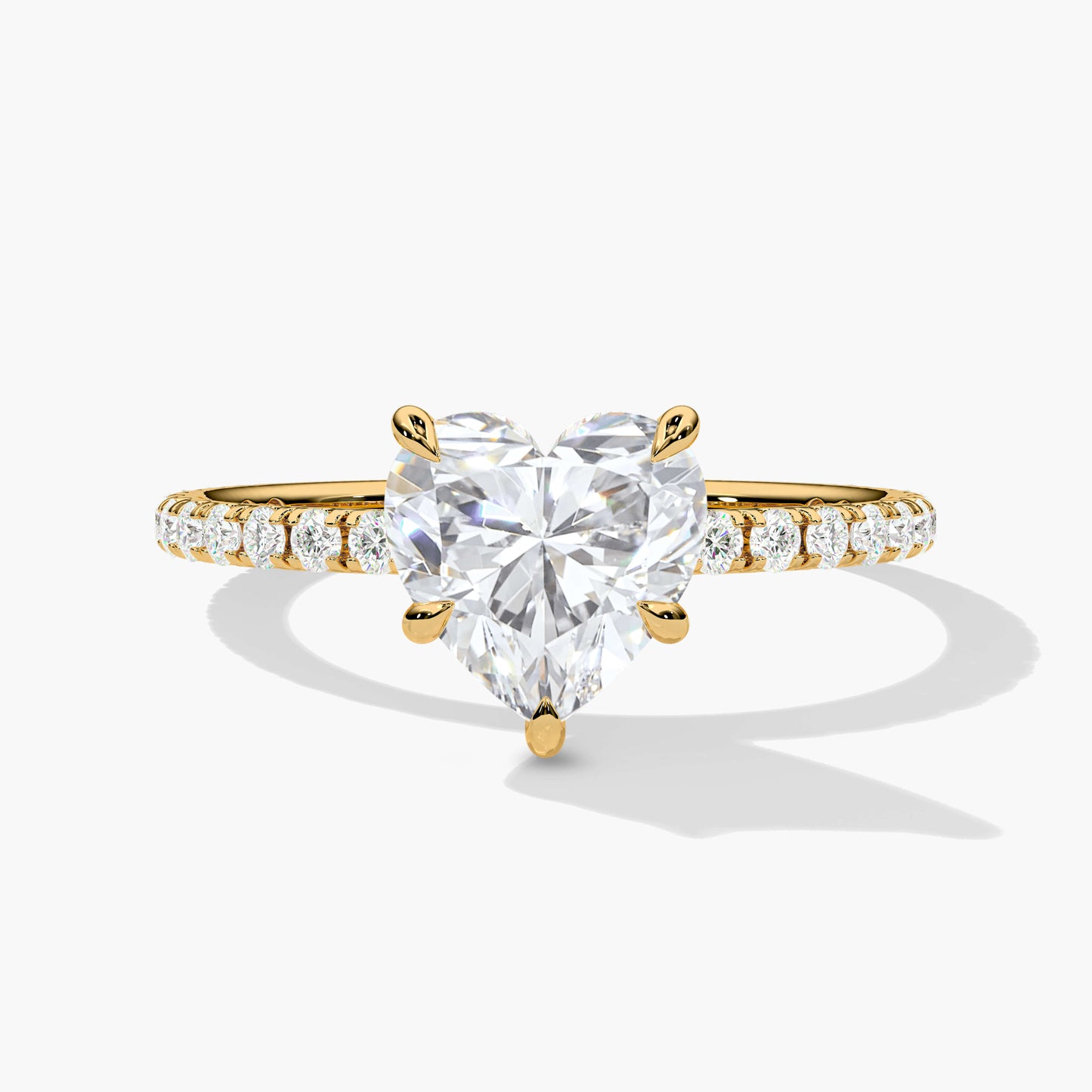 silver heart ring
