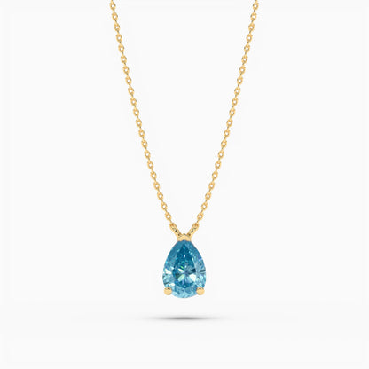 Ocean Love Small Silver Pendant Necklace