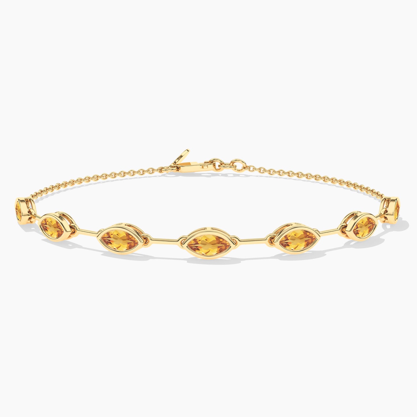 Peridot Diamond Original Silver Bracelet