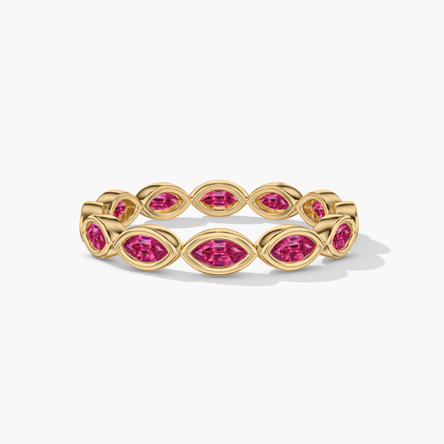 ruby band ring