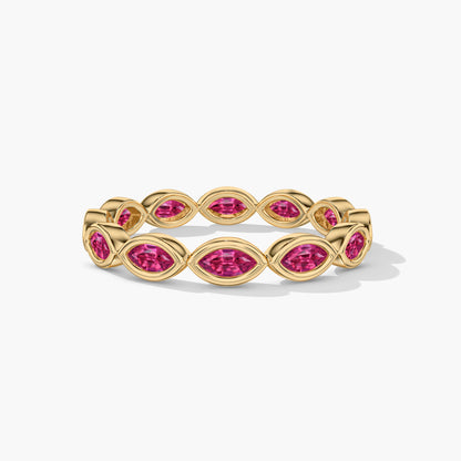 ruby band ring