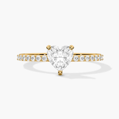silver solitaire ring