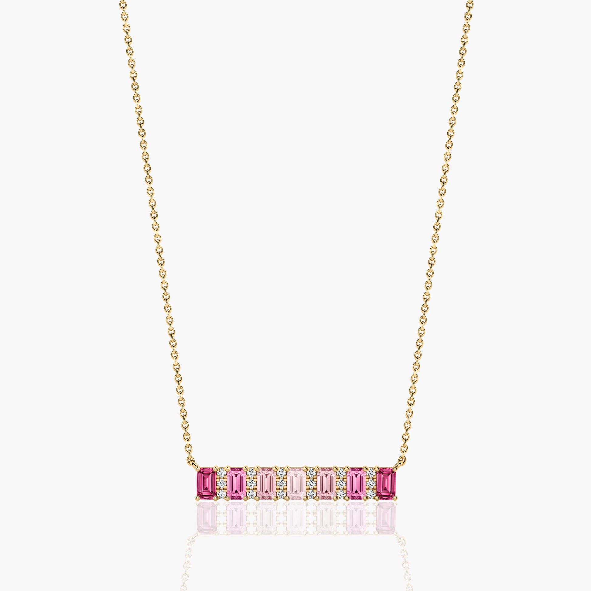 baby pink necklace set