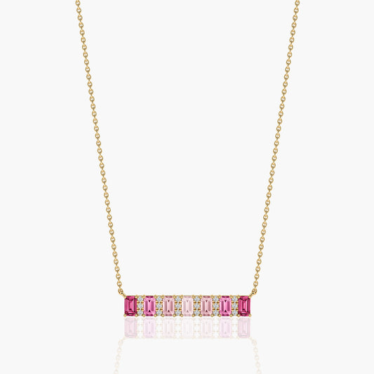 baby pink necklace set