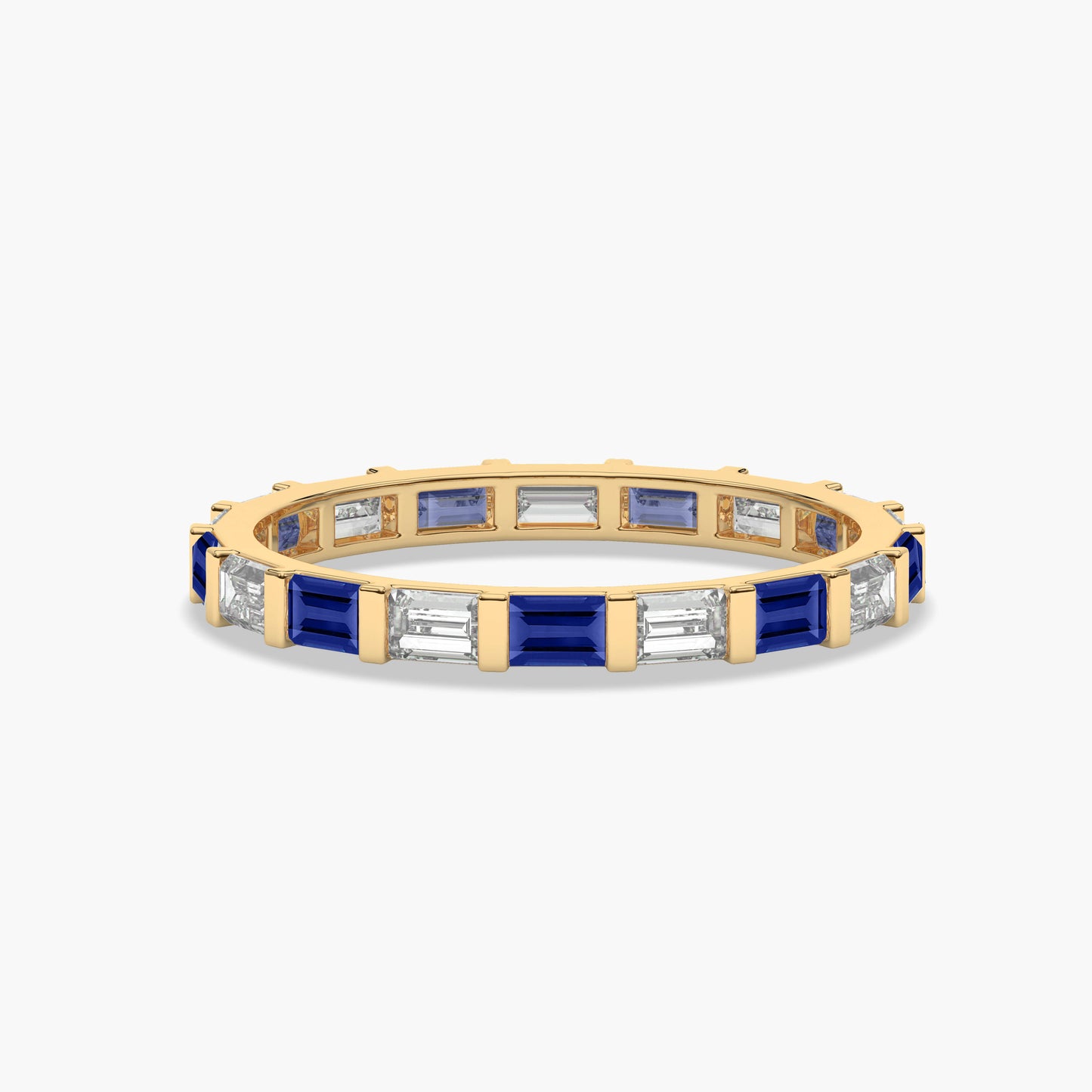 Baguette diamond band