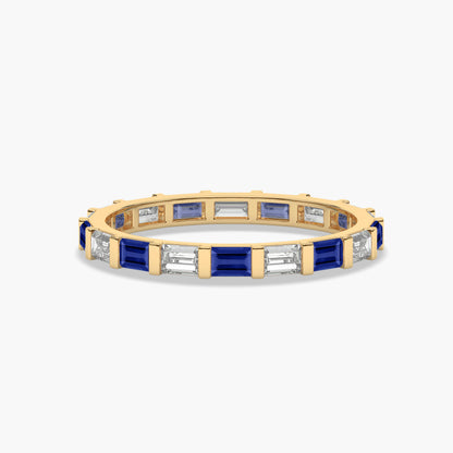 Baguette diamond band