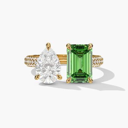 Open cuff ring