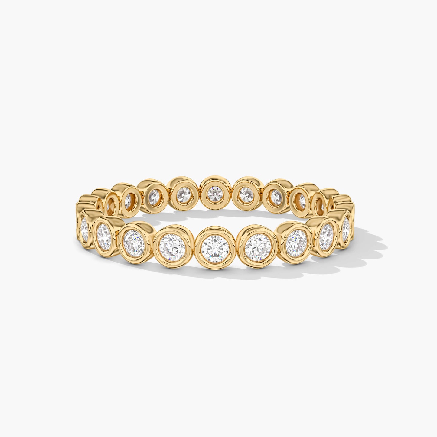 Eternity diamond wedding band