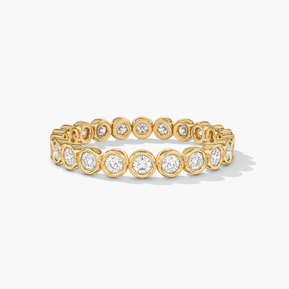 Eternity diamond wedding band