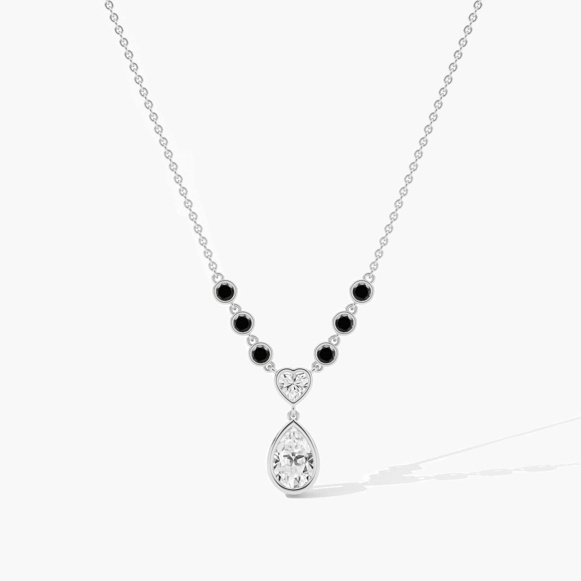 Diamond drop necklace
