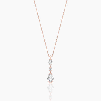 contemporary diamond necklace​