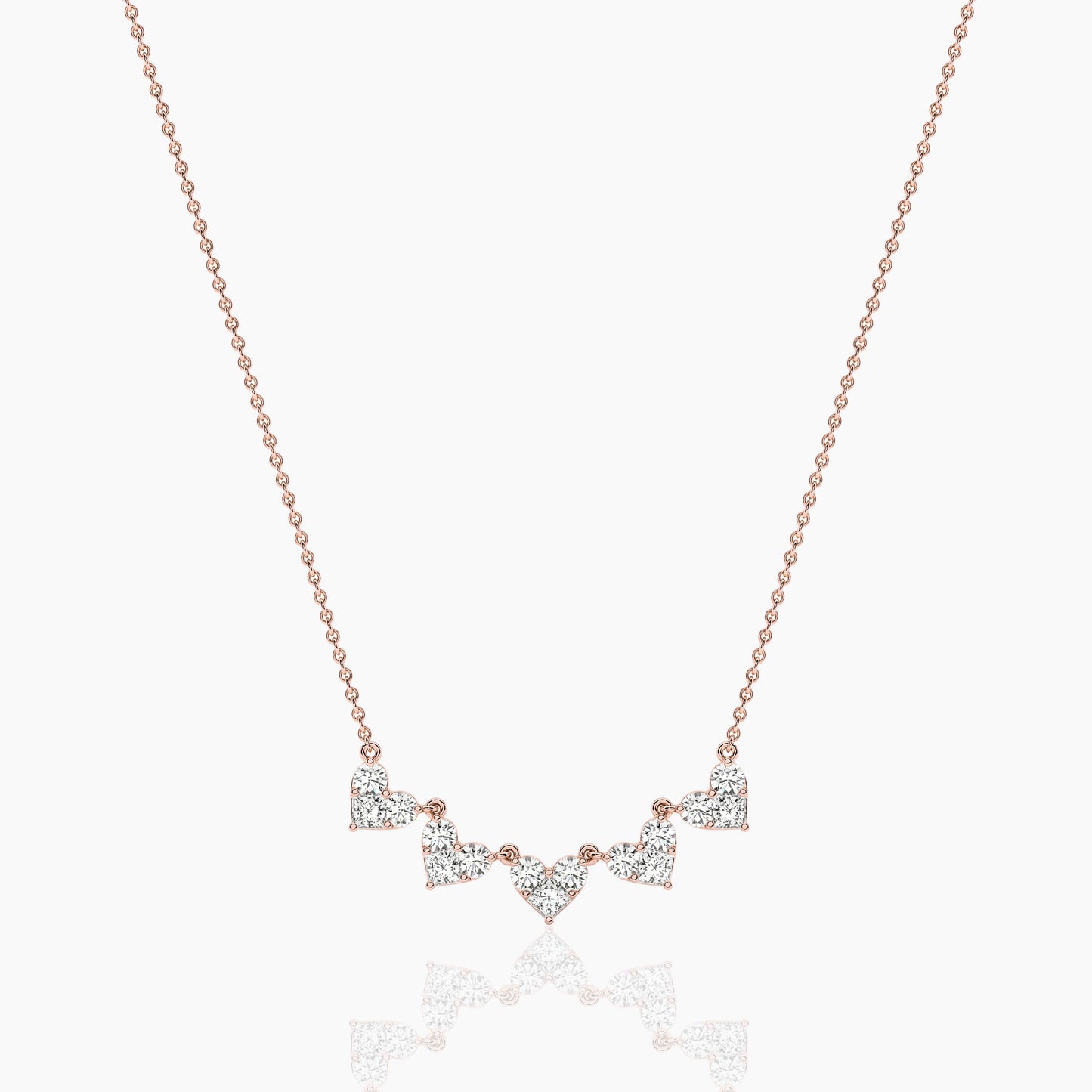 locket design for girl in silver rose gold