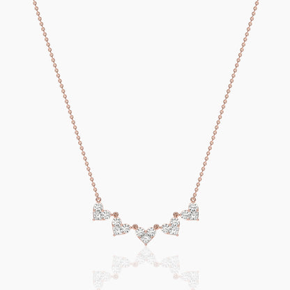 locket design for girl in silver rose gold