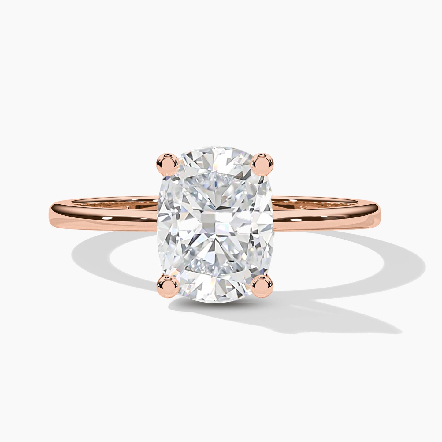 Solitaire Diamond Silver Rings for Girls