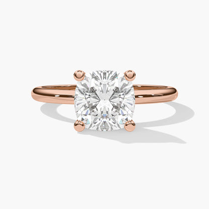 Cushion Solitaire Engagement Ring