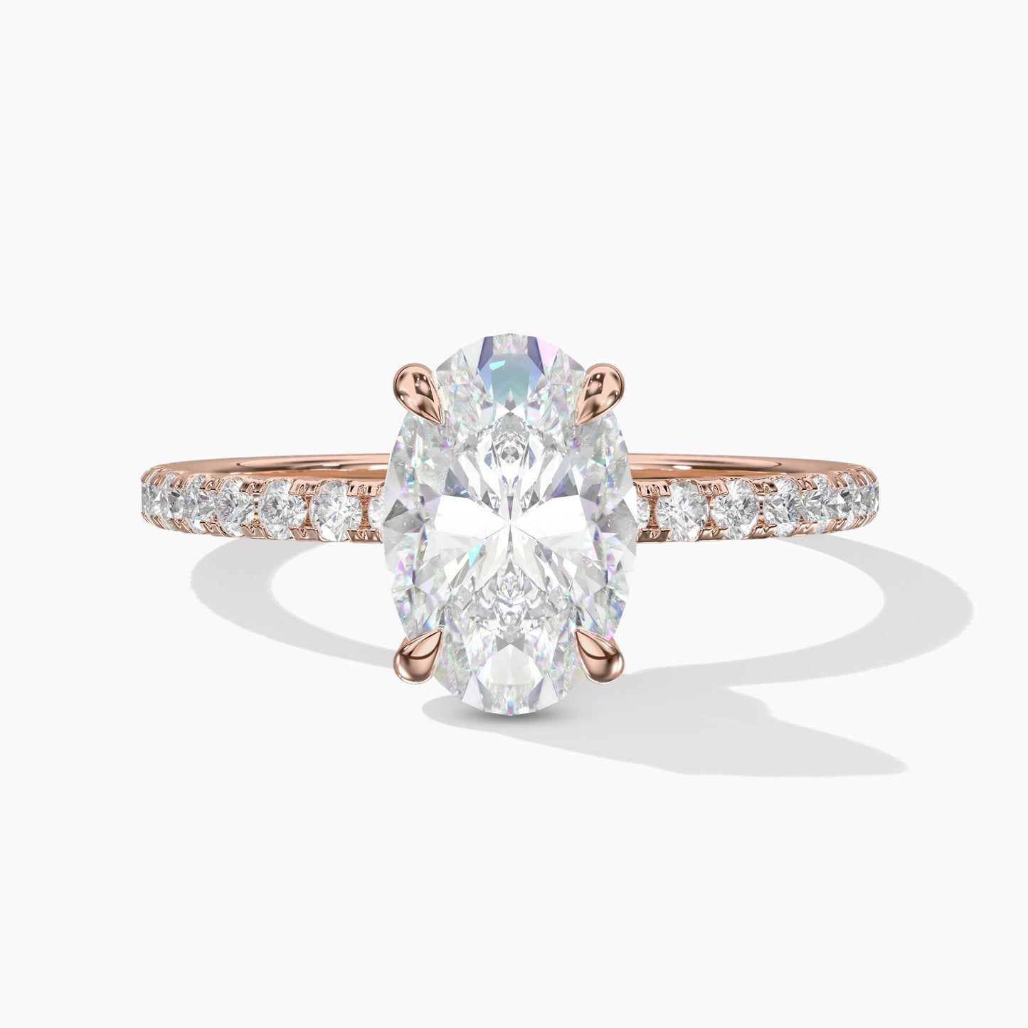 oval solitaire engagement ring