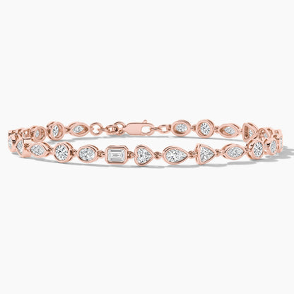 Ros egold men's diamond bracelet