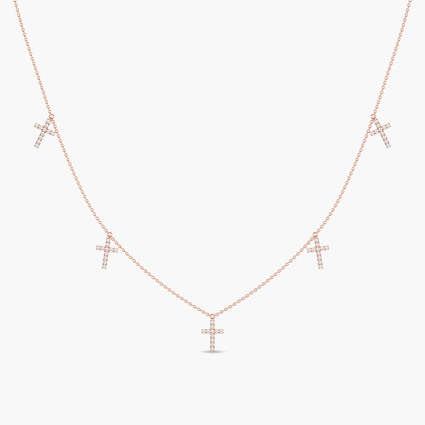 silver cross necklace for women