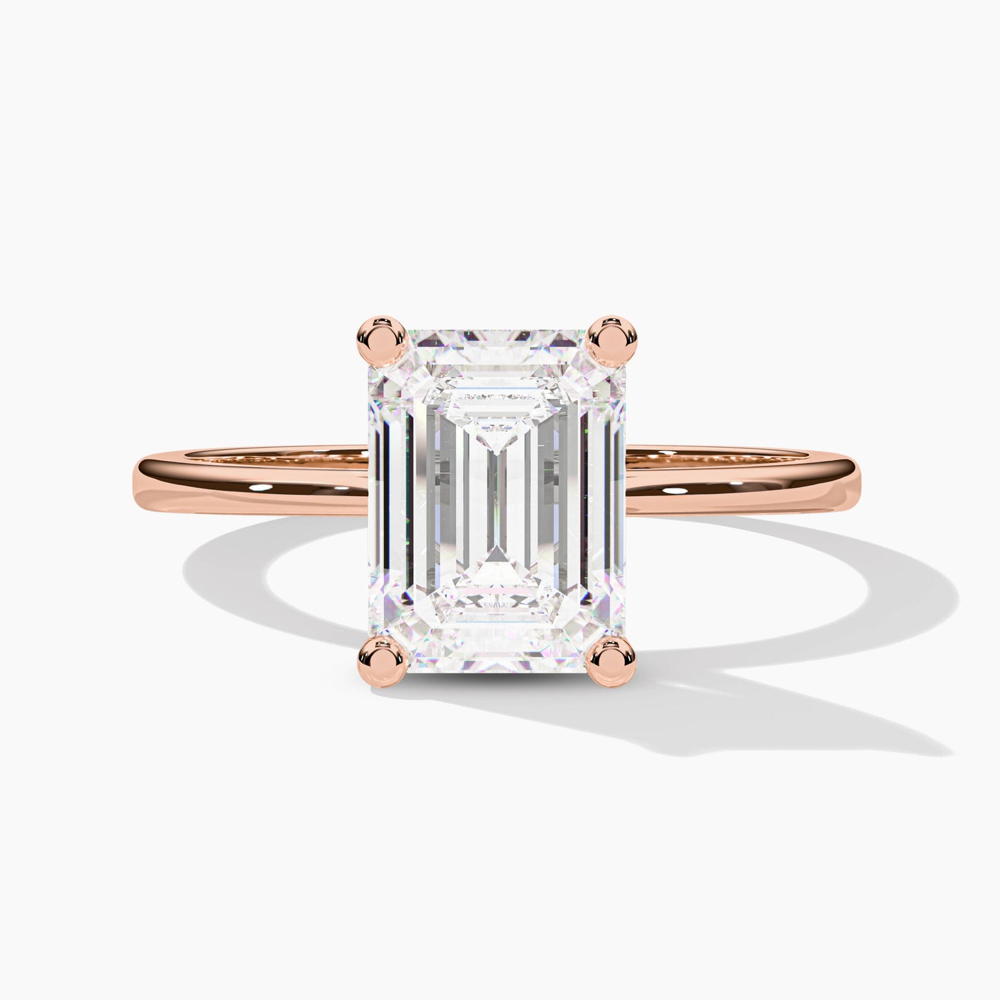 Solitaire Diamond Silver Rings for Girls