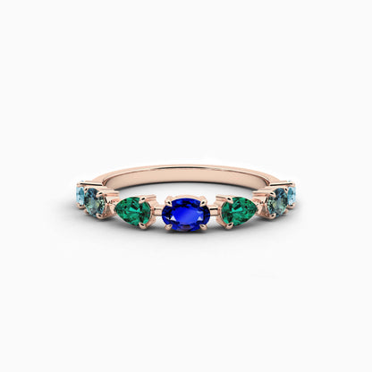 rose gold diamond ring