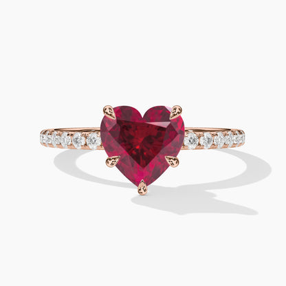 pink diamond solitaire ring