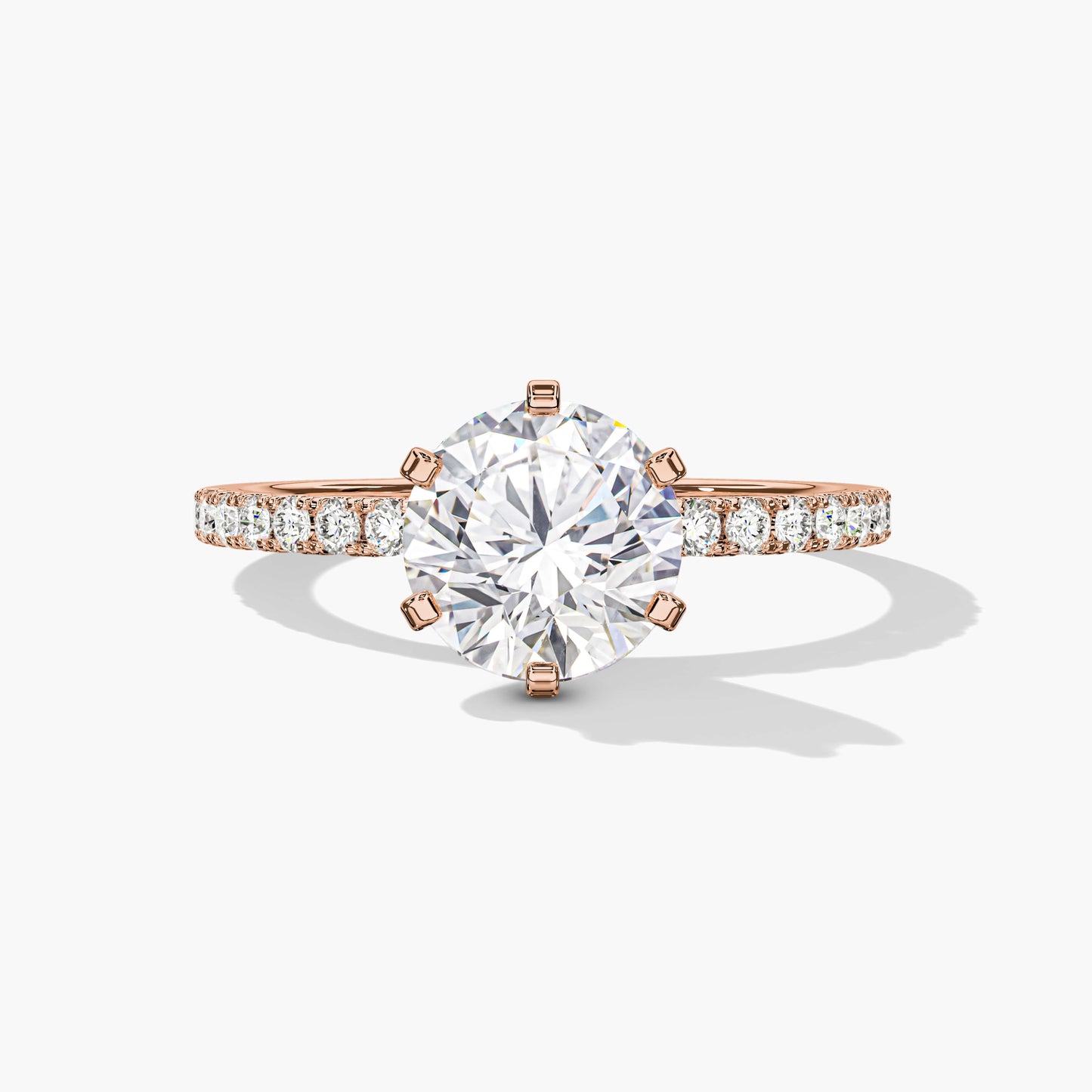 Halo diamond ring