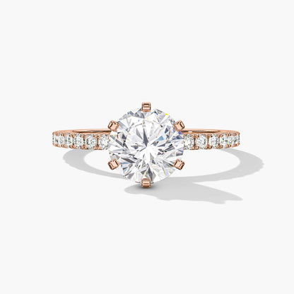 Halo diamond ring