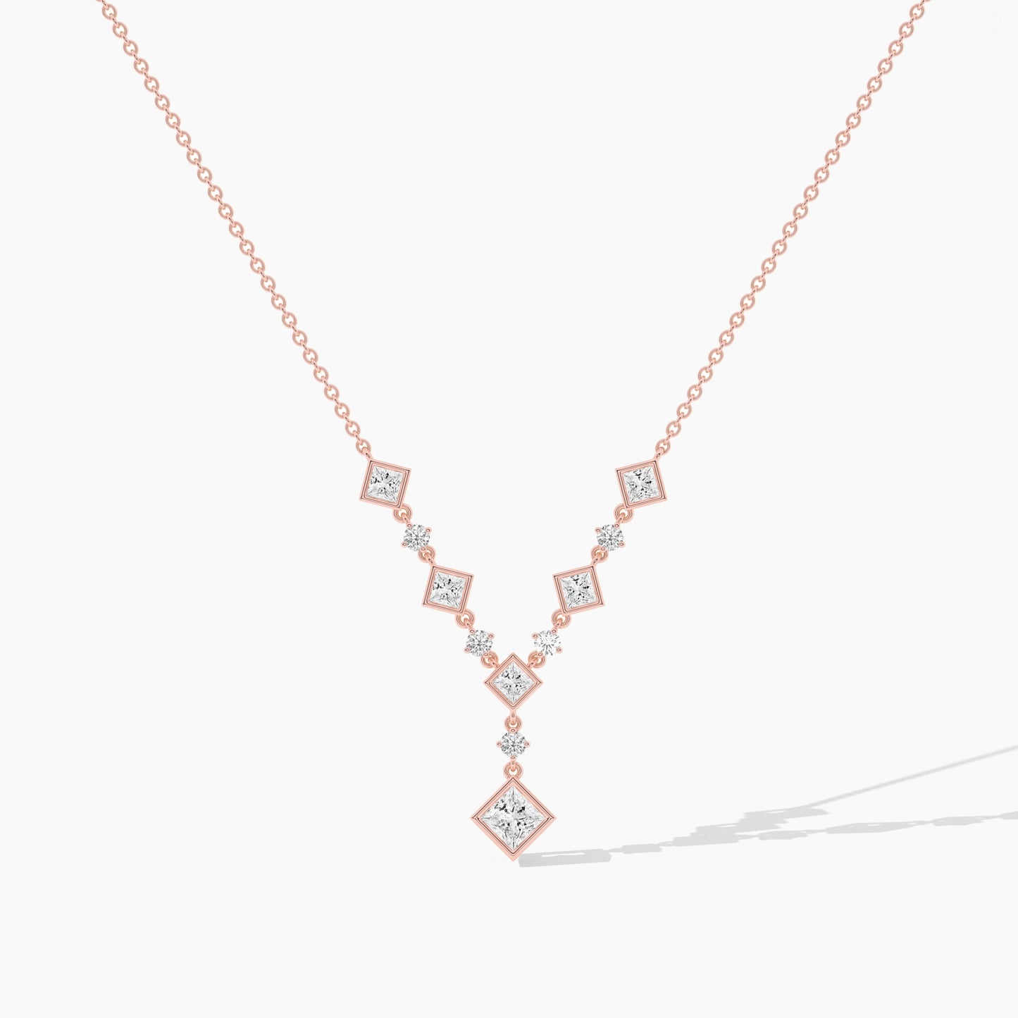 silver diamond necklace