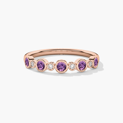 Purple stone ring
