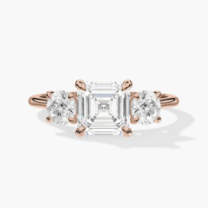 silver diamond ring for girl​