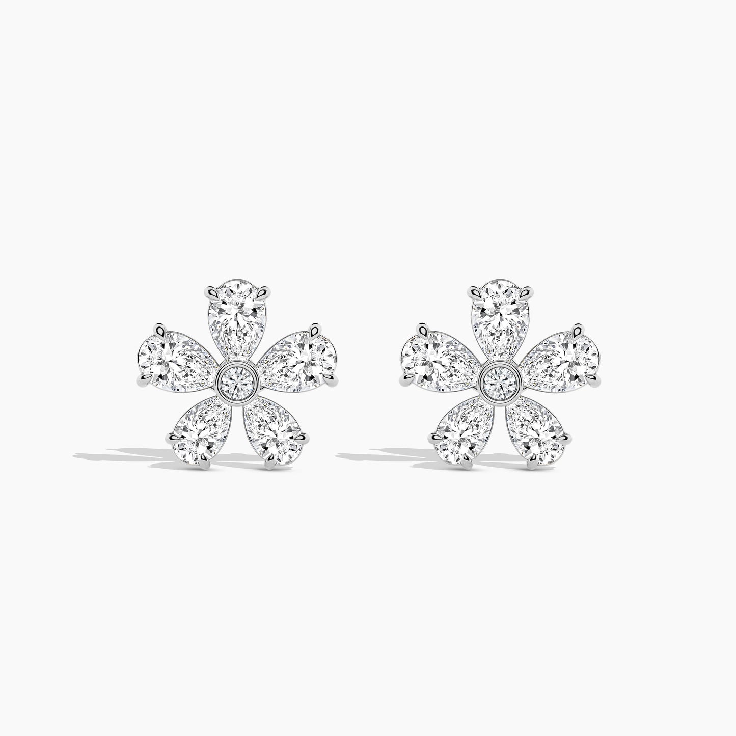stone flower earrings​
