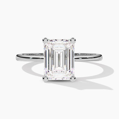 Solitaire Diamond Silver Rings for Girls
