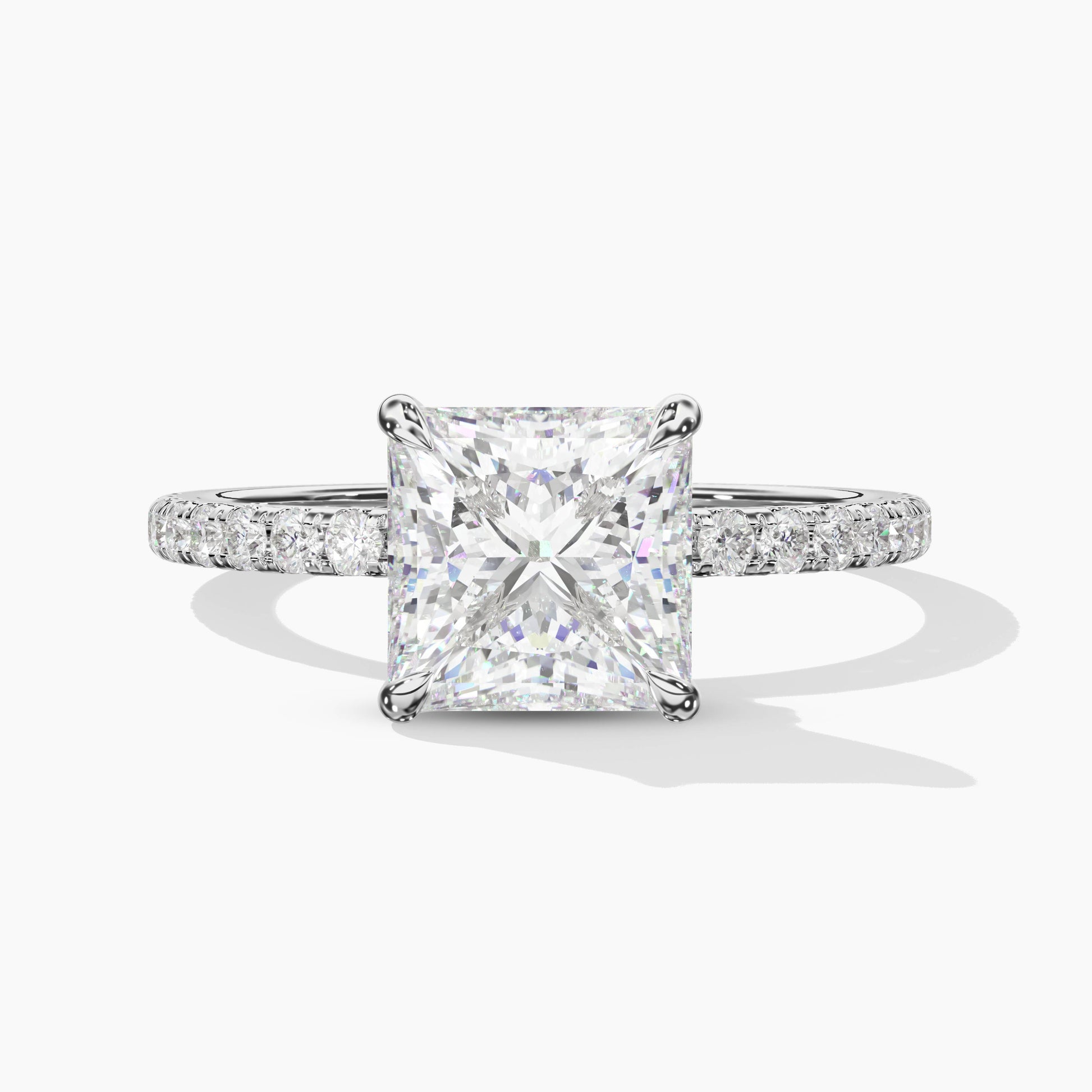 princess cut diamond wedding ring​