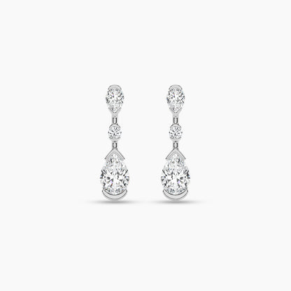 small drop earrings silver india