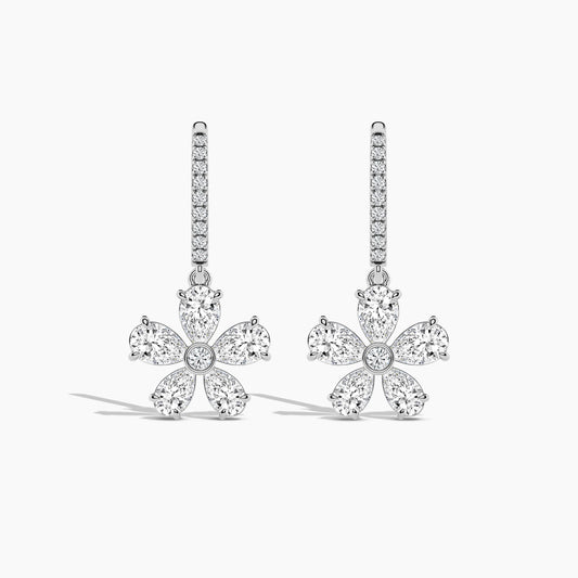 Silver dangler earrings